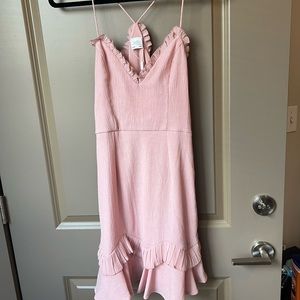 New with tag Selfie Leslie blush dress